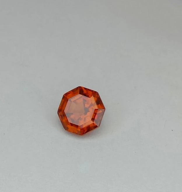 2.27ct Natural Fanta Garnet Fancy Cut Faceted Loose Gemstones from Nigeria — view 1